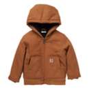 Toddler Boys' Carhartt Canvas Insulated Hooded Active Tee jacket Hooded Shell Tee jacket