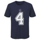 Nike Kids' Dallas Cowboys Dak Prescott #4 2020 Name & Number T-Shirt
