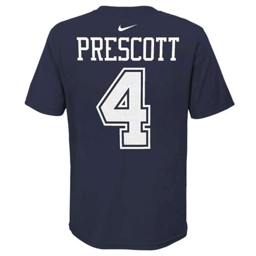 Nike Kids' Dallas Cowboys Dak Prescott #4 2020 Name & Number T-Shirt