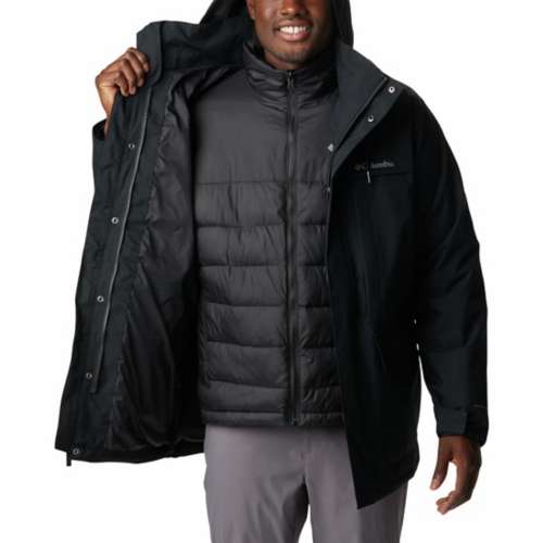 Men's Columbia Stuart Island Interchange Waterproof Hooded 3-in-1