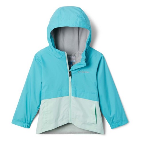 Columbia Rain Zilla Jacket Toddler Girls Geyser Sea Ice 2T