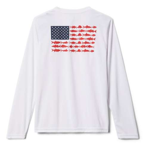 Atlanta Braves Columbia Americana Terminal Tackle Omni-Shade Raglan Long  Sleeve T-Shirt - White