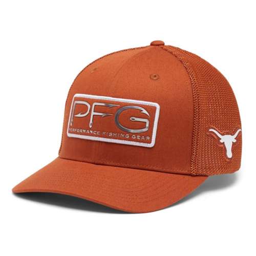 Columbia Texas Longhorns PFG Mesh Hooks Flexfit Hat