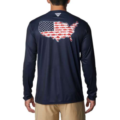 Men's Columbia Terminal Tackle PFG Statetriot Long Sleeve T-Shirt