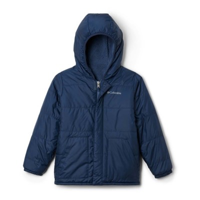 Boys' Columbia Big Fir Reversible Hooded Mid Puffer Jacket