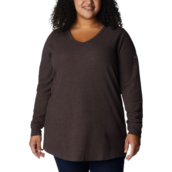 Women's Columbia Plus Size Pine Peak Long Sleeve Thermal Tunic Length T-Shirt product image