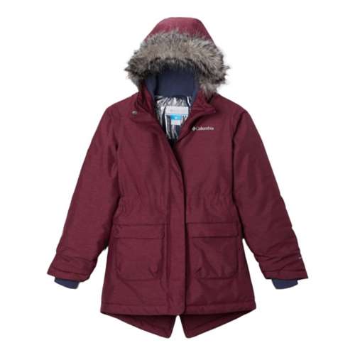 Girls' Columbia Nordic Strider Waterproof Hooded Shell Jacket