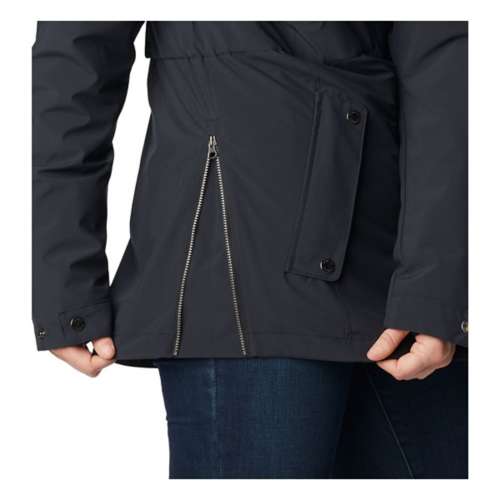 Women's Columbia Payton Pass Interchange Waterproof Hooded 3-in-1 sleeved jacket