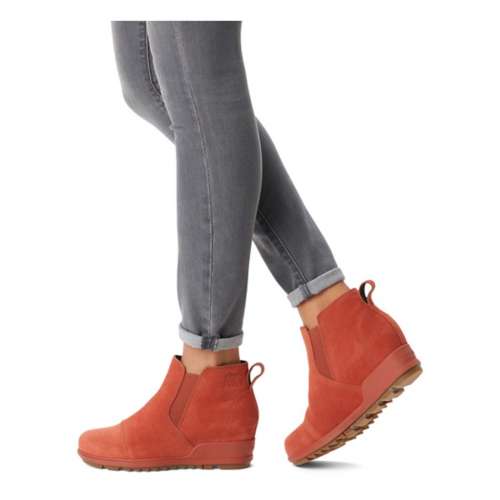 Women's Sorel Evie Pull-on Waterproof Wedge Boots