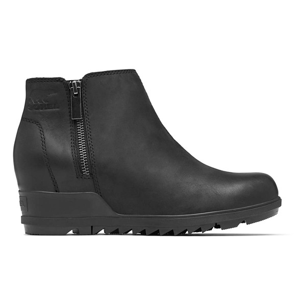 Women's Sorel Evie Zip Leather Wedge Boots product image
