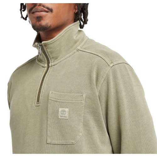 Men's Timberland Garment Dye 1/4 Zip Pullover