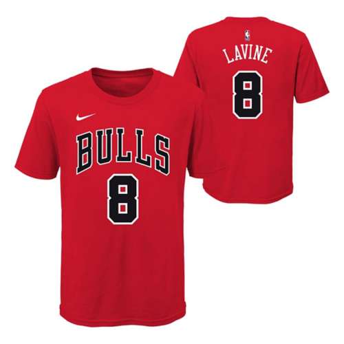 Chicago Bulls Jordan Statement Name & Number T-Shirt - Zach Lavine - Mens