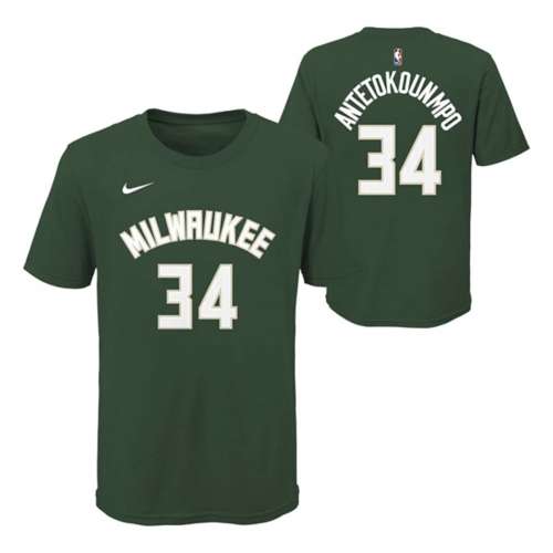 Nike Kids' Milwaukee Bucks Giannis Name & Number T-Shirt