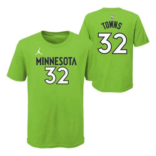 Nike Kids' Minnesota Timberwolves Karl-Anthony-Towns Name & Number T-Shirt