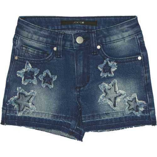 Girls' Joe's Jeans April Frey Hem Rise Jean Shorts