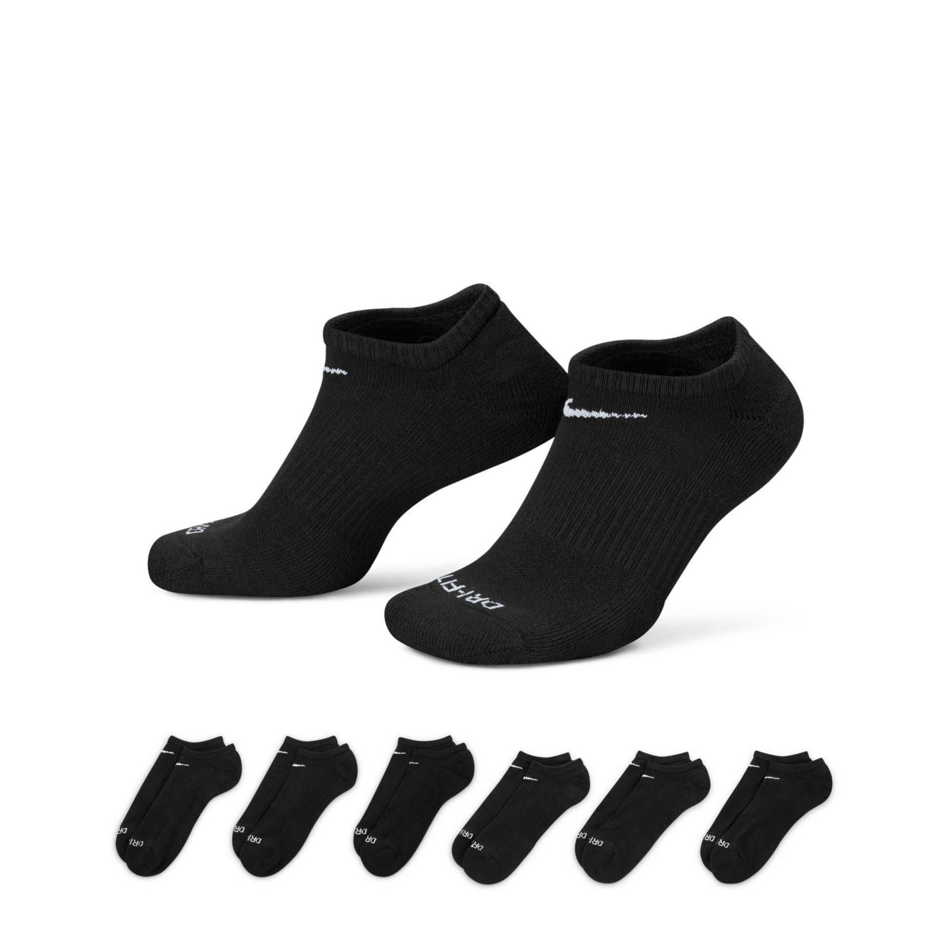 Adult Nike Everyday Cushioned Training 6 Pack Ankle Socks