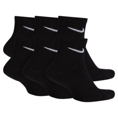 Adult Nike Everyday Plus Cushioned Ankles 6 Pack Ankle Running Socks