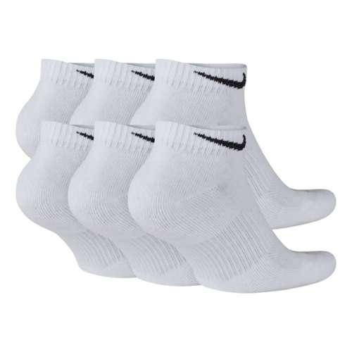 Adult Nike Everyday Plus Cushioned Training 6 Pack Ankle Socks