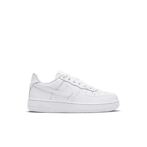  Nike Big Kid's Air Force 1 Low White/Lt Green Spark
