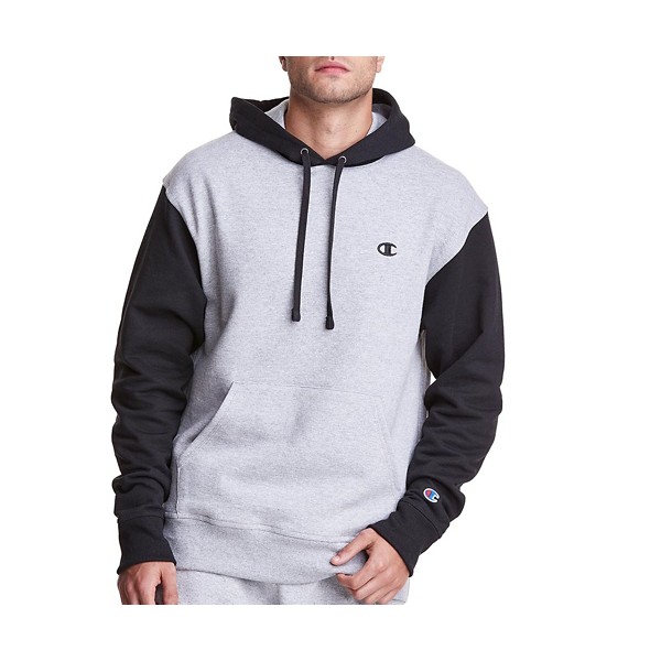 Men's Champion Fleece Powerblend Colorblock Hoodie product image