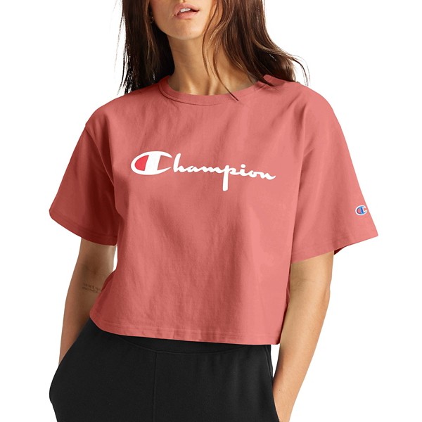 Women's Champion Graphic Logo Cropped Heritage Crop Top product image