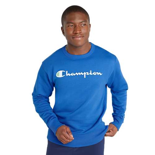 Men's Champion Powerblend Graphic Crewneck Sweatshirt