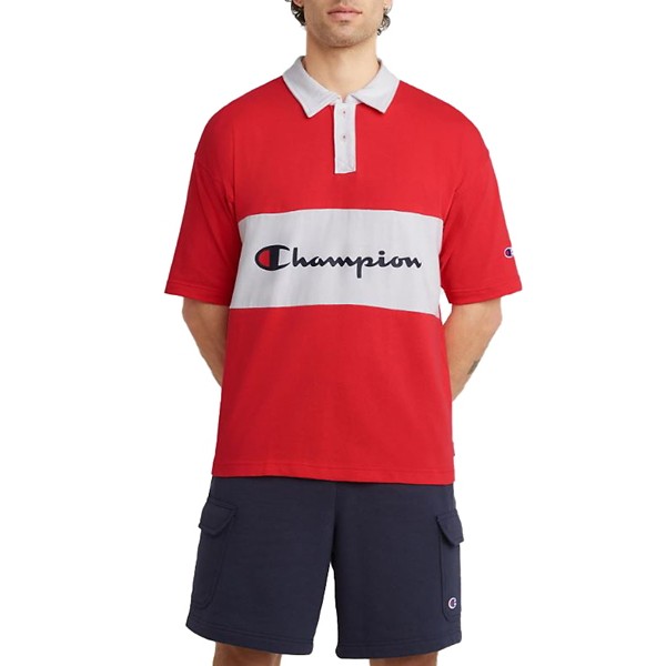 Men's Champion Middleweight Script Logo Rugby Polo product image