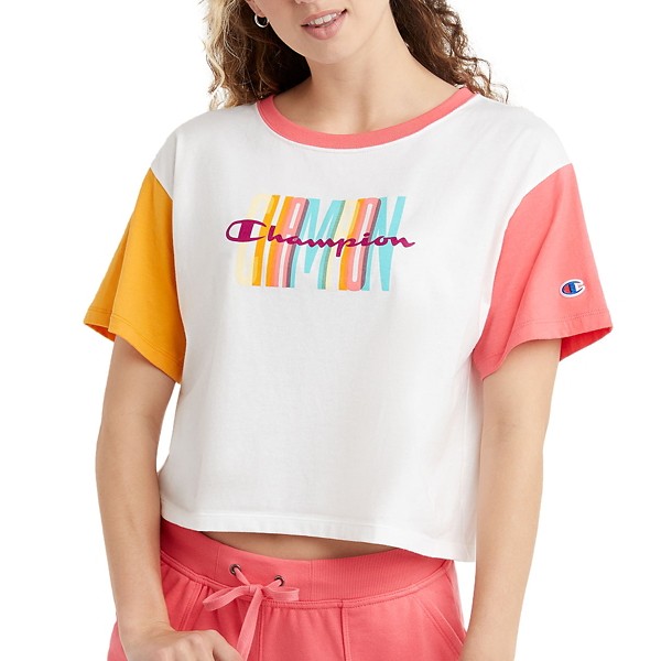 Women's Champion Cropped Sorbet Graphic T-Shirt product image