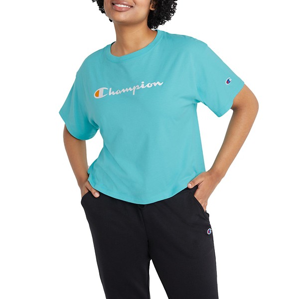 Women's Champion Cropped Large Graphic T-Shirt product image