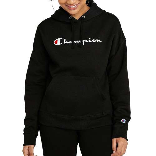 Women's Champion Powerblend Relaxed Tonal Script Graphic Hoodie |  Caribbeanpoultry Sneakers Sale Online | butterfly-embroidered T-shirt  Schwarz