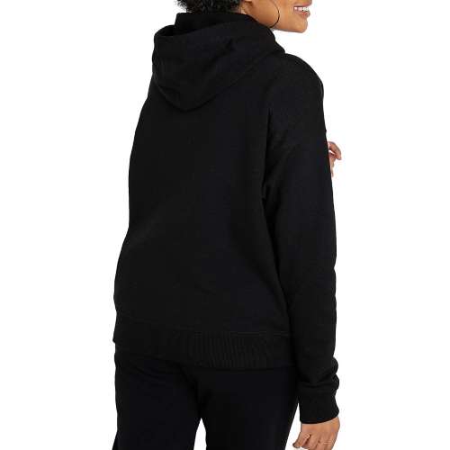 THE GYM PEOPLE Women's Basic Pullover Hoodie Loose fit Ultra Soft Fleece hooded  Sweatshirt With Pockets(Elk Print Black) - The Gym People