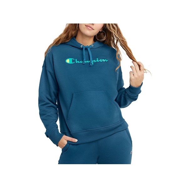 Women's Champion Powerblend Relaxed Tonal Script Graphic Hoodie product image