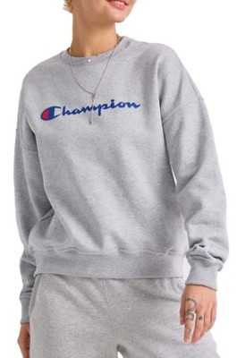 Women's Champion Powerblend Relaxed Graphic Crewneck Sweatshirt