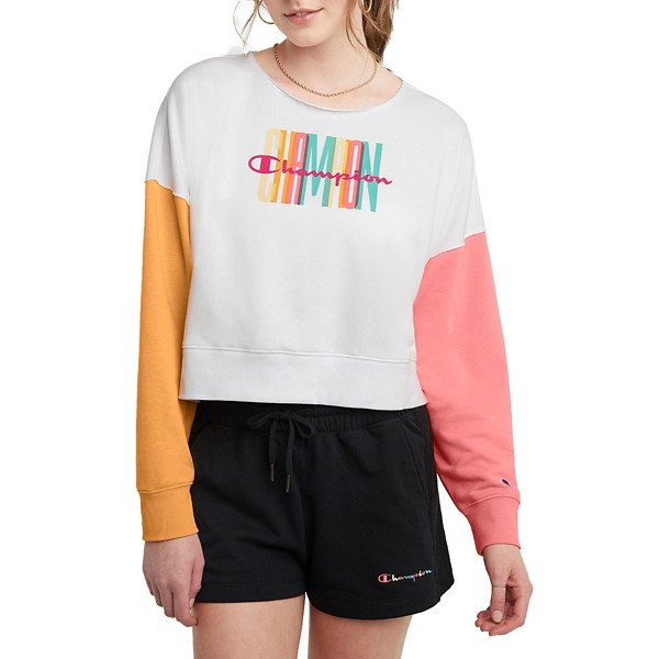 Women's Champion Campus French Terry Sorbet Graphic Crewneck Sweatshirt product image