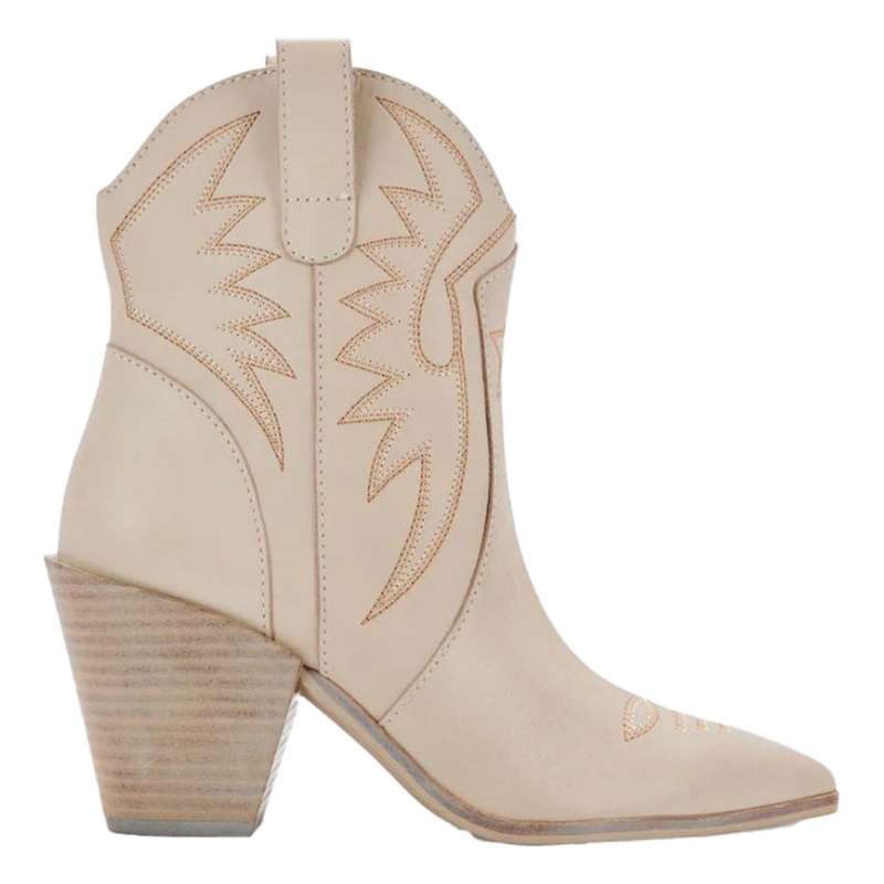 Women's Cuce Cream Indianapolis Colts Cowboy Boots