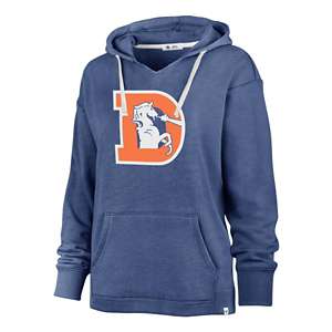 Team Fan Apparel NFL Long Sleeve Charcoal Hooded Sweatshirt, Adult Gameday Apparel, Unisex Hoodies Men and Women (Denver Broncos - Black, Adult Medium)