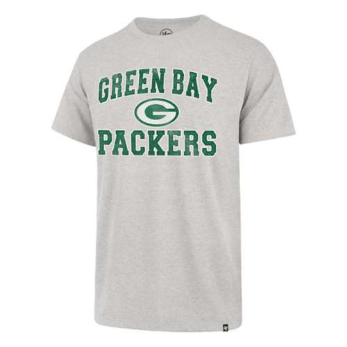 47 Brand Green Bay Packers Tee - Heather Gray - Medium