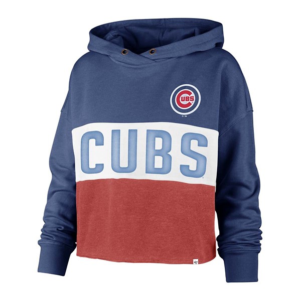 47 Brand Women's Chicago Cubs Lizzy Cropped Hoodie product image