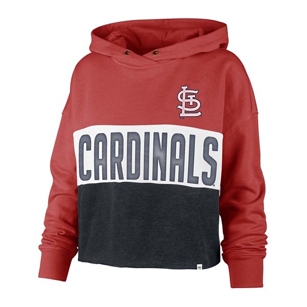 47 Brand Women's St. Louis Cardinals Lizzy Cropped Hoodie product image
