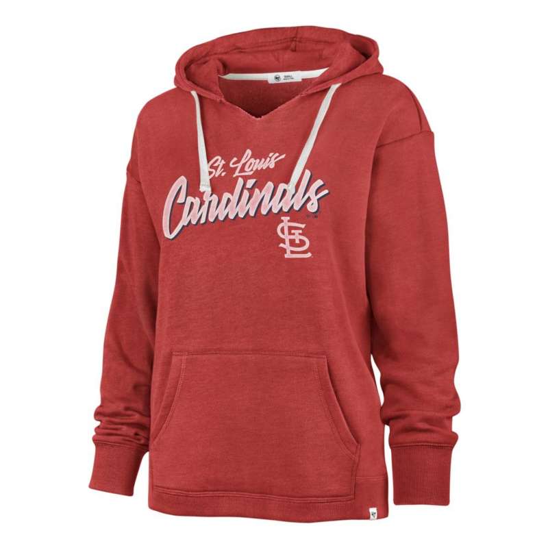 47 Brand Women's St. Louis Cardinals On Rise Kennedy Hoodie