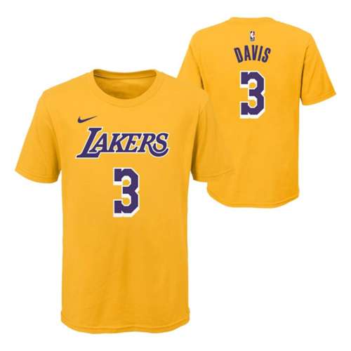 Nike Kids' Los Angeles Lakers Lebron James #23 Name & Number T-Shirt