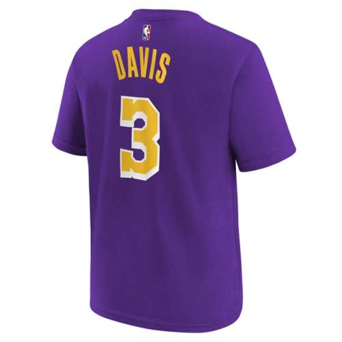 Nike Kids' Los Angeles Lakers Anthony Davis #3 Name & Number T-Shirt