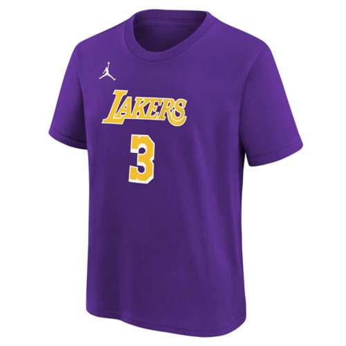 Nike Kids' Los Angeles Lakers Anthony Davis #3 Name & Number T-Shirt