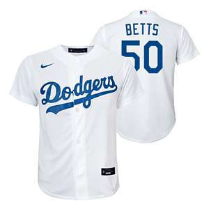 Mookie Betts Los Angeles Dodgers Nike Away Authentic Player Jersey - Gray