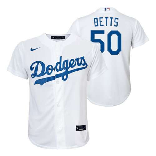 Nike Youth Los Angeles Dodgers Mookie Betts #50 Blue T-Shirt