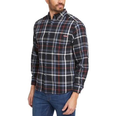 Men's Wolverine Hastings Flannel Long Sleeve Button Up Shirt