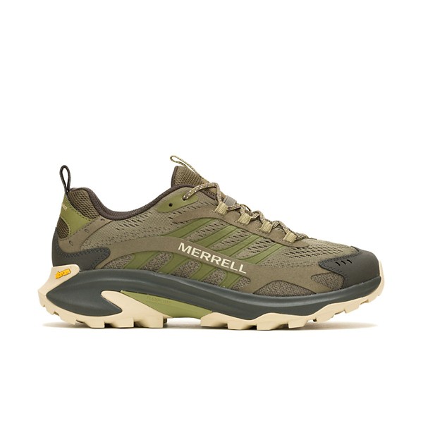 Photos - Trekking Shoes MERRELL Men's  Moab Speed 2 Hiking Shoes sneakers-athletic-shoes 11 Regular Olive Olive 19501975545 