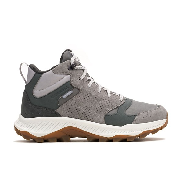 Men's Merrell Tempo Sol Mid Waterproof Hiking Boots Outdoor 10.5 Alloy