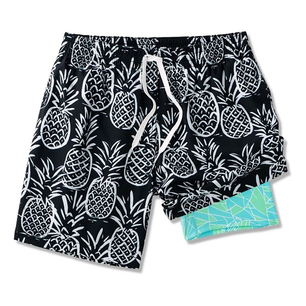 Men's Chubbies Lined Classic 7" Swim Trunks XLarge The Midnight Thigh-Napples