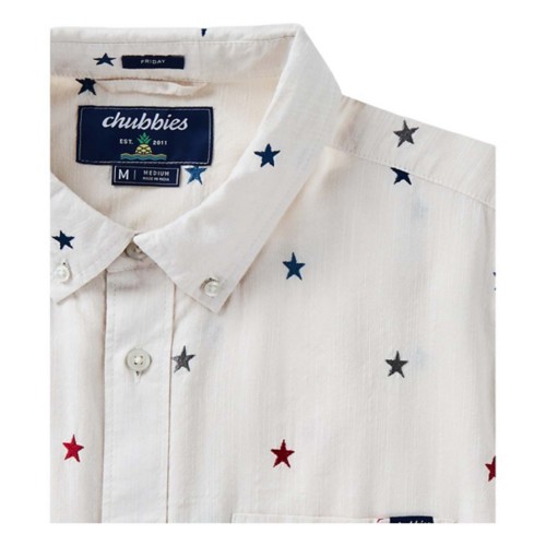 Men's Chubbies Resort Weave Friday Button Up Shirt